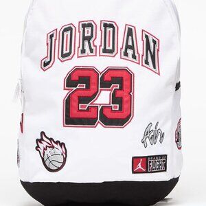 Michael Jordan Patched White #23 Backpack